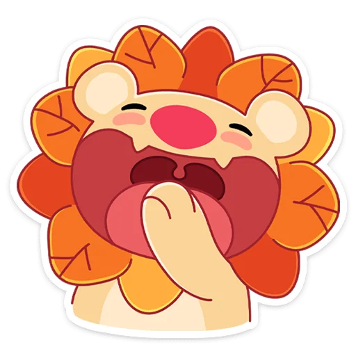 🥱 Стикер «Лёвик» для Telegram