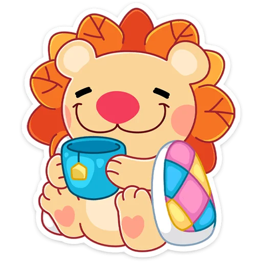 ☕️ Стикер «Лёвик» для Telegram