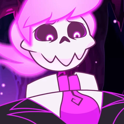 💀 Стикер «Lewis Pepper - Mystery Skulls» для Telegram