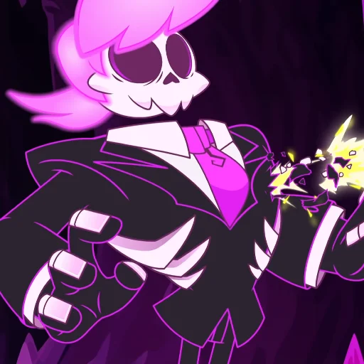 💀 Стикер «Lewis Pepper - Mystery Skulls» для Telegram