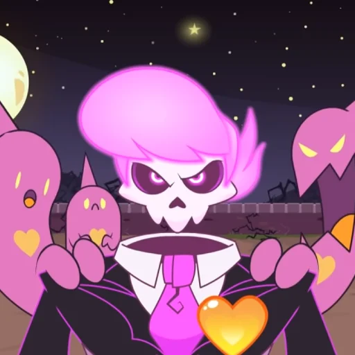 💀 Стикер «Lewis Pepper - Mystery Skulls» для Telegram