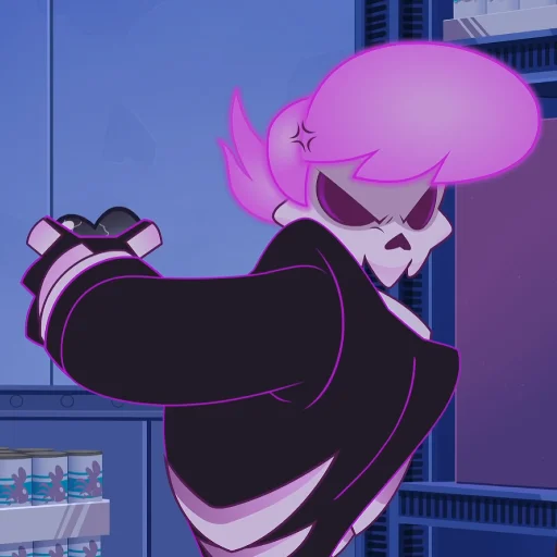 💀 Стикер «Lewis Pepper - Mystery Skulls» для Telegram