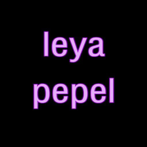 ❤️ Стикер «leyapepel» для Telegram