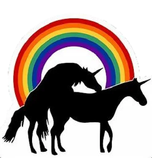 🦄 Стикер «LGBT» для Telegram
