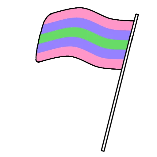 🏳️‍🌈 Стикер «Флаги лгбтк+» для Telegram