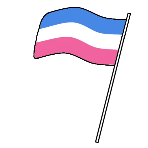 🏳️‍🌈 Стикер «Флаги лгбтк+» для Telegram