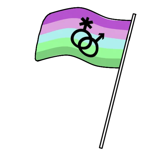 🏳️‍🌈 Стикер «Флаги лгбтк+» для Telegram