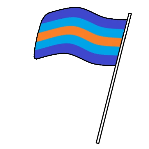 🏳️‍🌈 Стикер «Флаги лгбтк+» для Telegram