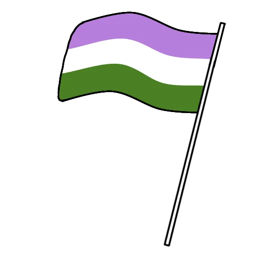 🏳️‍🌈 Стикер «Флаги лгбтк+» для Telegram