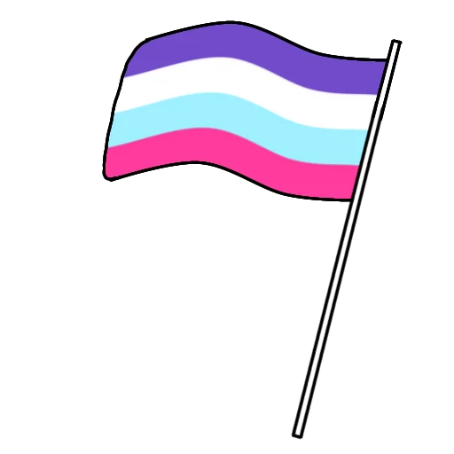 🏳️‍🌈 Стикер «Флаги лгбтк+» для Telegram