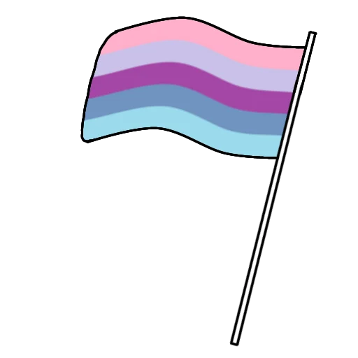 🏳️‍🌈 Стикер «Флаги лгбтк+» для Telegram