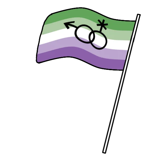 🏳️‍🌈 Стикер «Флаги лгбтк+» для Telegram