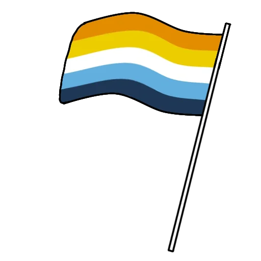 🏳️‍🌈 Стикер «Флаги лгбтк+» для Telegram
