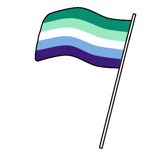 🏳️‍🌈 Стикер «Флаги лгбтк+» для Telegram
