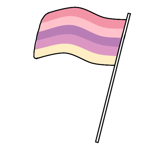 🏳️‍🌈 Стикер «Флаги лгбтк+» для Telegram