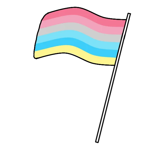 🏳️‍🌈 Стикер «Флаги лгбтк+» для Telegram