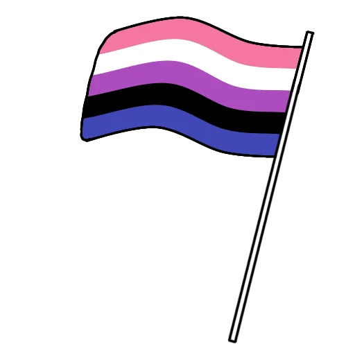 🏳️‍🌈 Стикер «Флаги лгбтк+» для Telegram