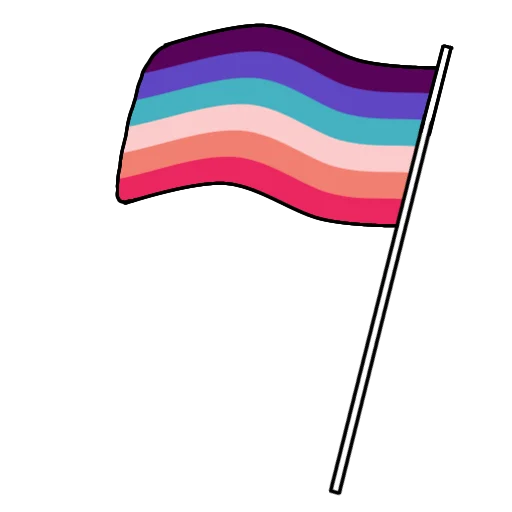 🏳️‍🌈 Стикер «Флаги лгбтк+» для Telegram