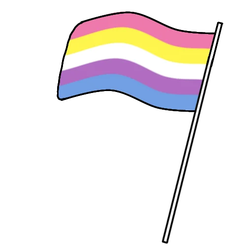 🏳️‍🌈 Стикер «Флаги лгбтк+» для Telegram