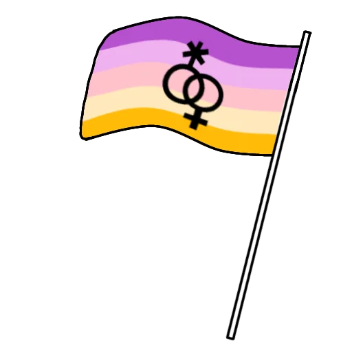 🏳️‍🌈 Стикер «Флаги лгбтк+» для Telegram