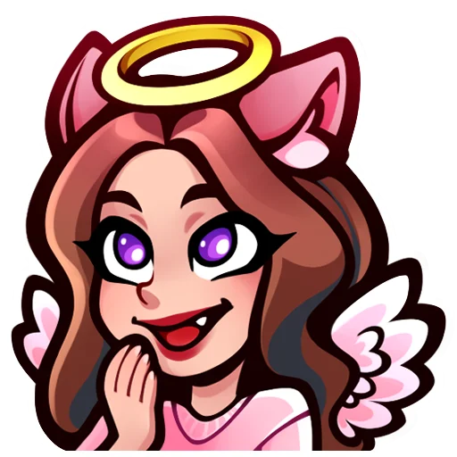 😸 Стикер «Lia Steffi Twitch» для Telegram