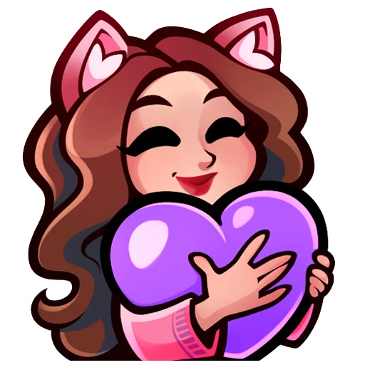 💜 Стикер «Lia Steffi Twitch» для Telegram