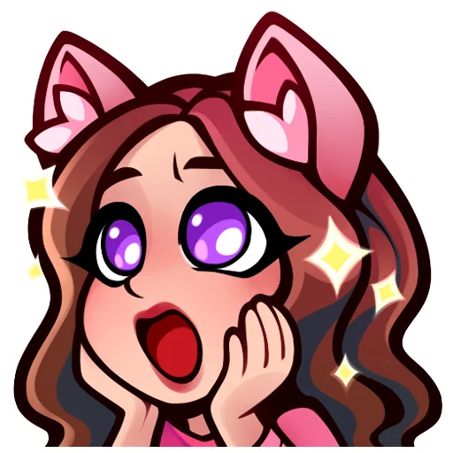 🤩 Стикер «Lia Steffi Twitch» для Telegram