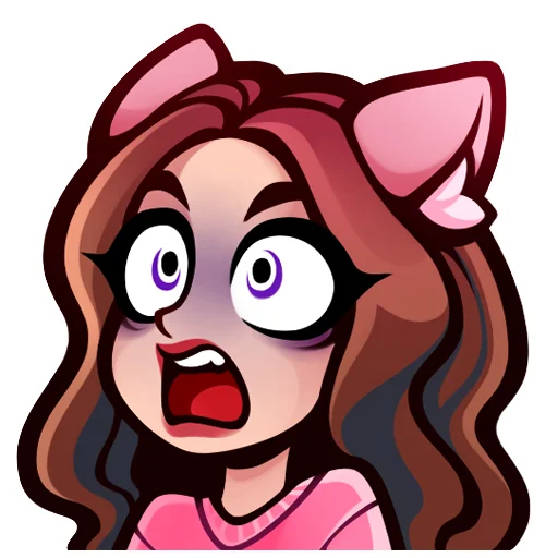 😰 Стикер «Lia Steffi Twitch» для Telegram