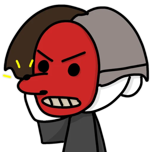 👺 Стикер «liapikoolg» для Telegram