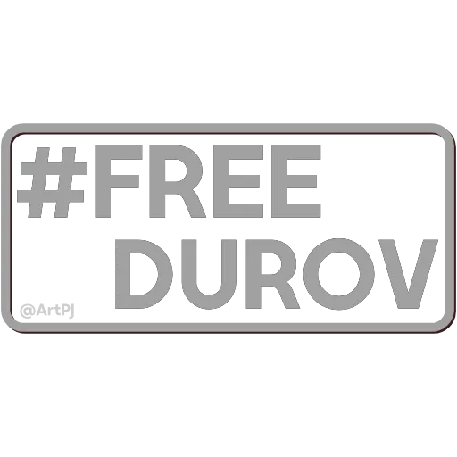 Эмодзи FREEDUROV для Telegram — скачать
