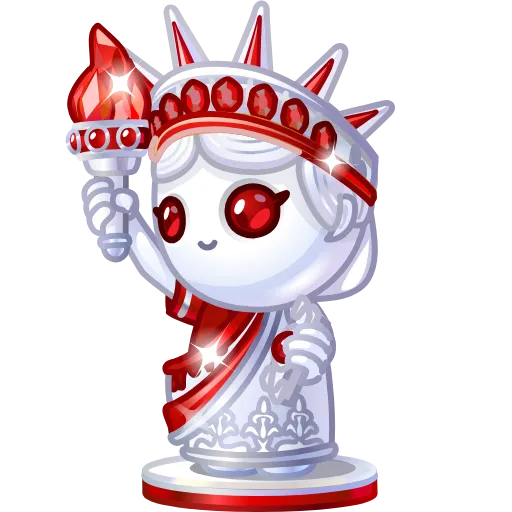 🎁 Эмодзи «Liberty Figure» для Telegram