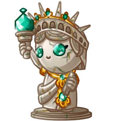 🎁 Эмодзи «Liberty Figure» для Telegram