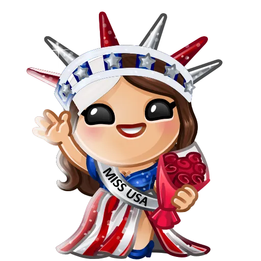 🎁 Эмодзи «Liberty Figure» для Telegram