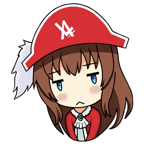 ☺️ Стикер «Либрия-тян» для Telegram