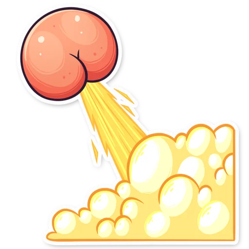 🤯 Стикер «ЭТО ЖОПА» для Telegram
