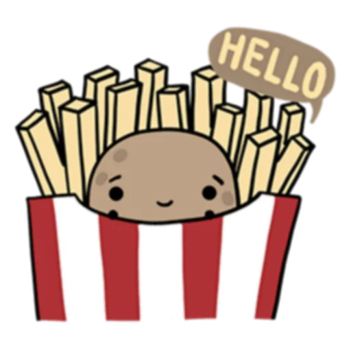 👋 Стикер «Life is Potato (FULL) [英文]» для Telegram