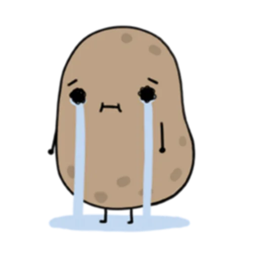 😭 Стикер «Life is Potato (FULL) [英文]» для Telegram