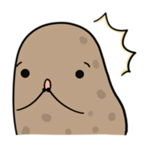 😱 Стикер «Life is Potato (FULL) [英文]» для Telegram