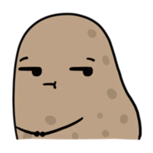 😒 Стикер «Life is Potato (FULL) [英文]» для Telegram
