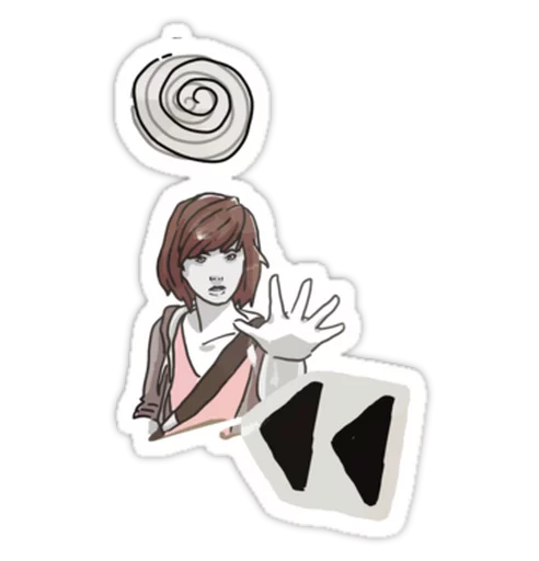 😷 Стикер «Life Is Strange» для Telegram