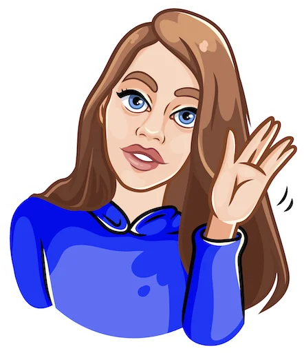🖐 Стикер «Команда Лиги А.» для Telegram