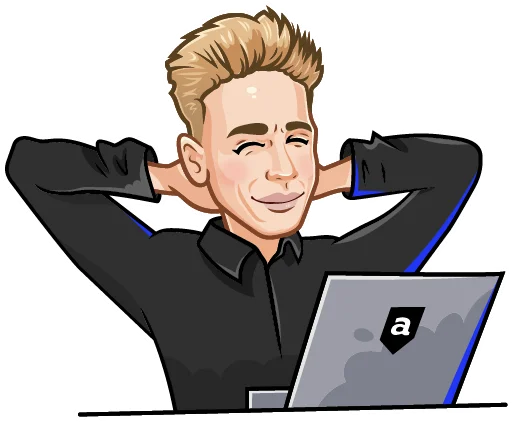 🐶 Стикер «Команда Лиги А.» для Telegram