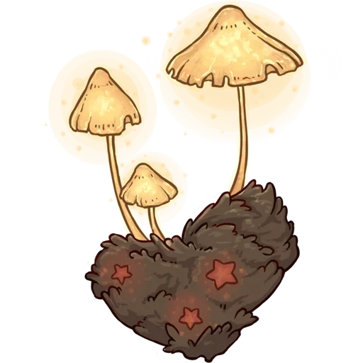 🍄 Стикер «Light in the darkness» для Telegram