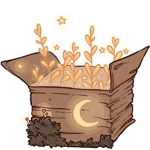 🌿 Стикер «Light in the darkness» для Telegram