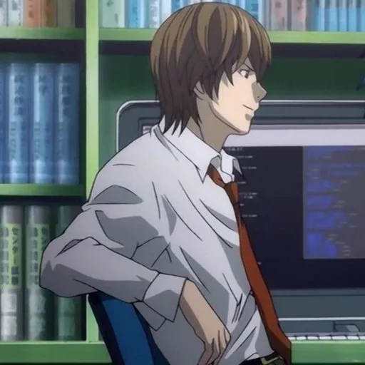 📓 Стикер «Light Yagami Death Note» для Telegram