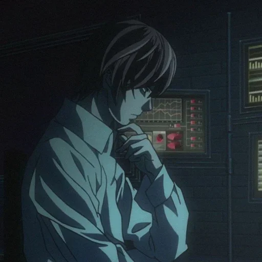 📓 Стикер «Light Yagami Death Note» для Telegram