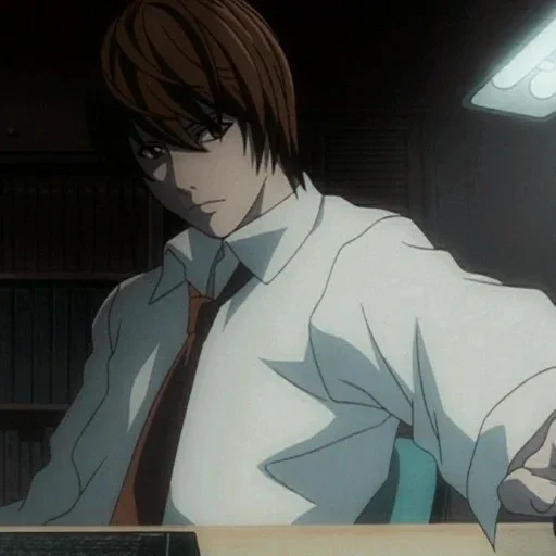 📓 Стикер «Light Yagami Death Note» для Telegram