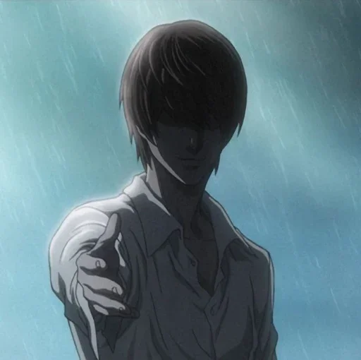 📓 Стикер «Light Yagami Death Note» для Telegram