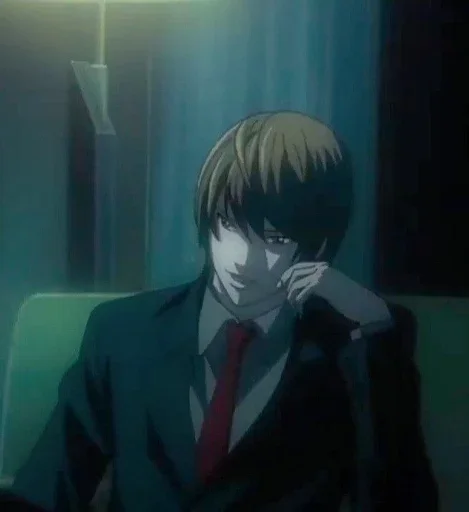 📓 Стикер «Light Yagami Death Note» для Telegram