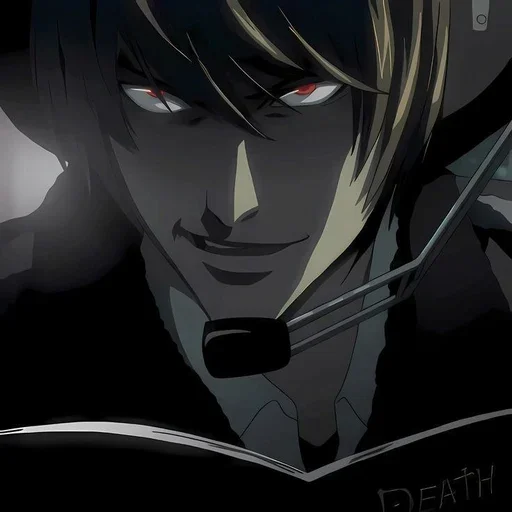 📓 Стикер «Light Yagami Death Note» для Telegram